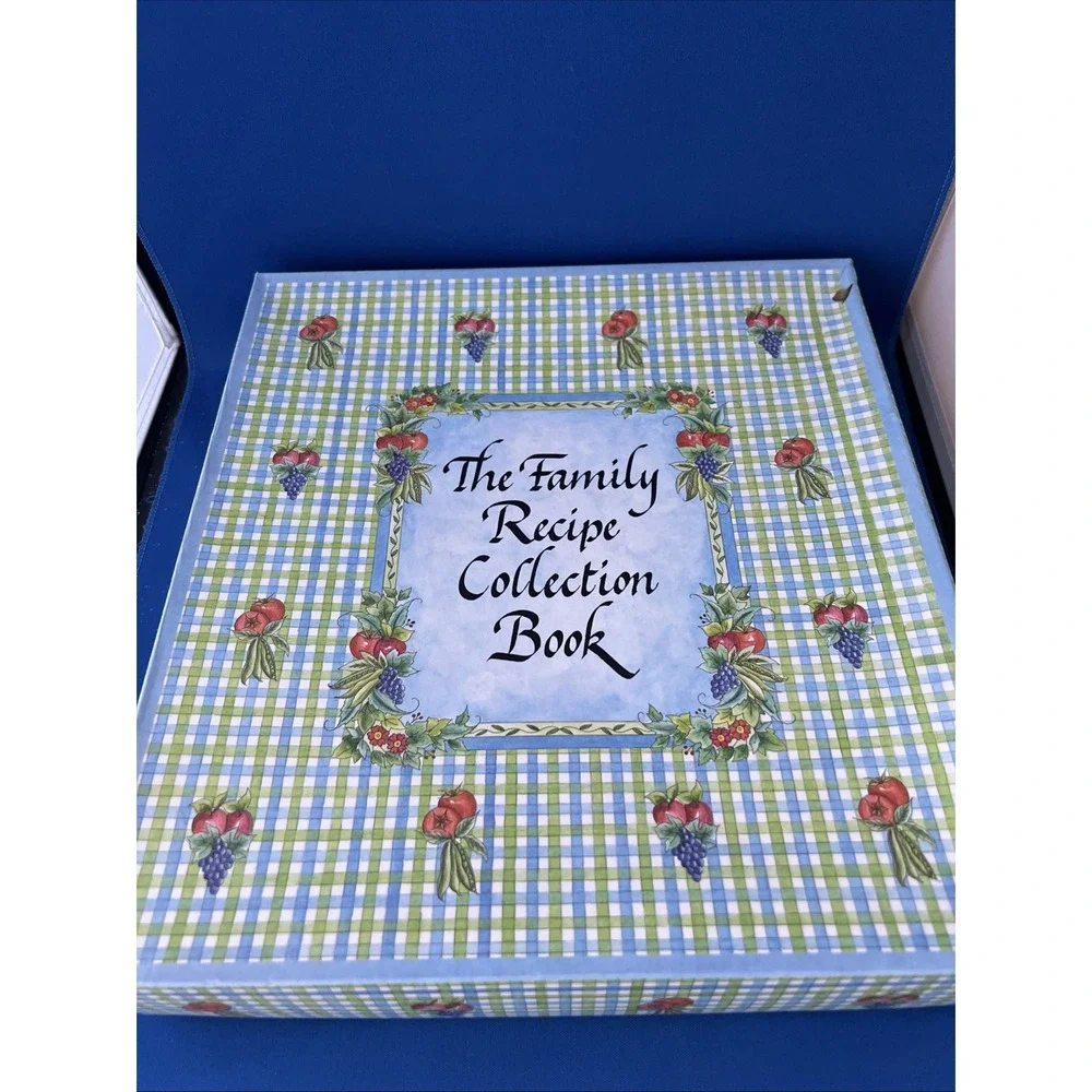 The Family Recipe Collection Book Binder With Tabs & Recipe Pages & Pockets 12